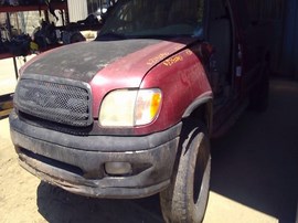 2002 TOYOTA TUNDRA, BURGUNDY, SR5, EXTD CAB, 4.7L, AT, 4WD, Z25090